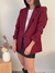Blazer - borgoña - - CLENNA