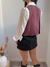 Chaleco sastrero - borravino - - tienda online