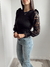 Remera tejida Amelie - negra - - CLENNA