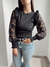Remera tejida Amelie - negra - - comprar online