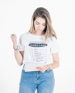 Remera Things I Hate Mujer - comprar online