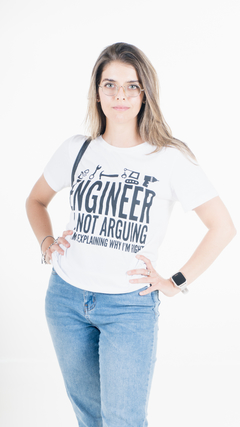 Remera Engineer I'm not Arguing Mujer - comprar online