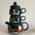 Juego de té navideño con tetera y 2 Taza de Cerámica - comprar online