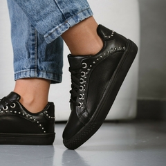 swag negro (cuero) - KALANI SHOES
