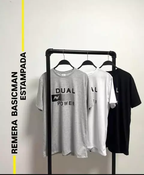 REMERA H. DUAL POWER ALGODON ESTAMPADA