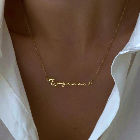 ID Gold Name Chain - comprar online