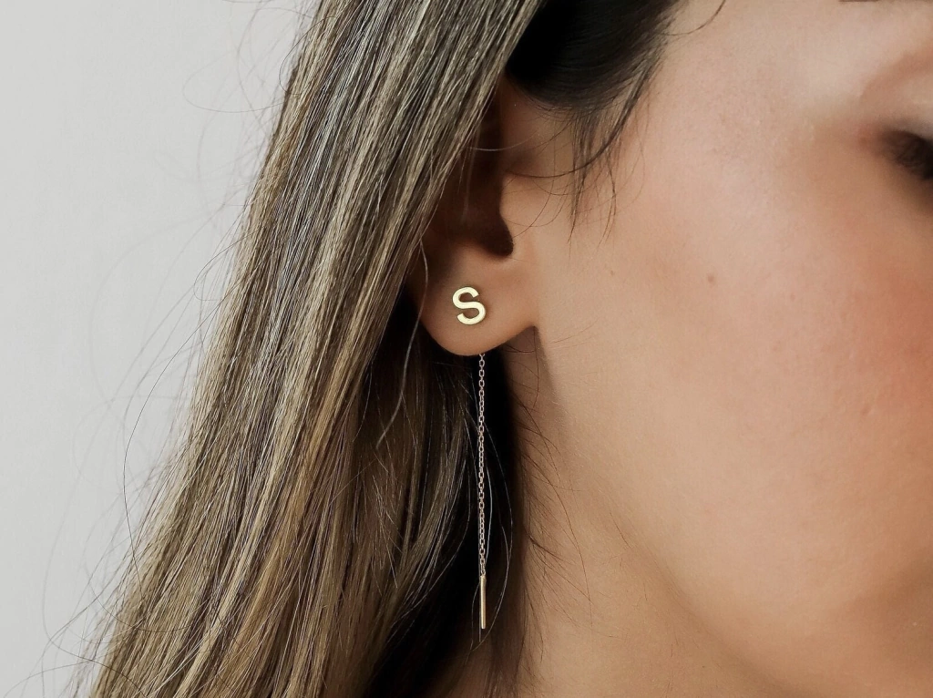 ID Chain Earrings