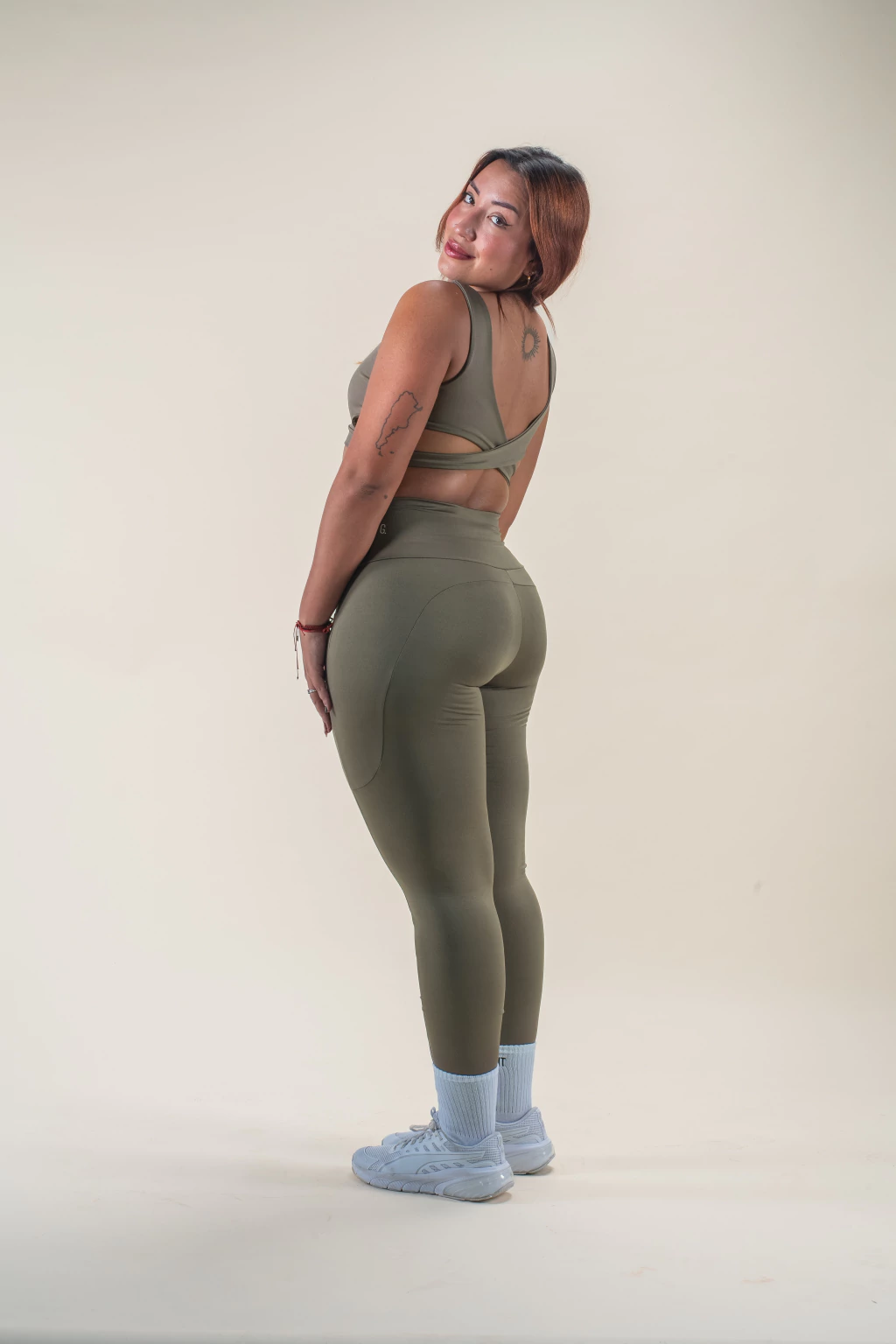 Top Hera |verde musgo|