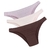 Imagem do Kit Com 3 Calcinhas Tanga Cores Variadas - Trifil C04403