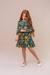Vestido Manga Verde Onça na internet