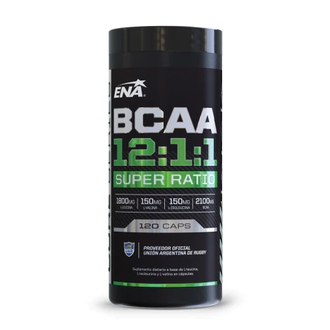 Bcaa 12:1:1 Ena 120 Caps Aminoacidos Ramificados - comprar online