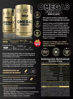 Omega 3 (dha & Epa)+ B Complex Gold Nutrition