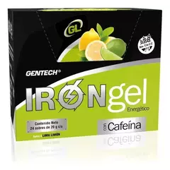 IRON GEL CAFEÍNA CAJA 24 UNIDADES - GENTECH - comprar online