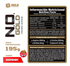 Gold Nutrition N.o Gold Oxido Nitrico Suplemento 195g en internet