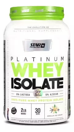 Proteina 100% Isolada en Pote Star Nutrition X 2 Lb - Libre Lactosa - tienda online