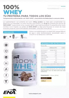 100% Whey 2 Lb - Whey Protein Proteina Ena en internet
