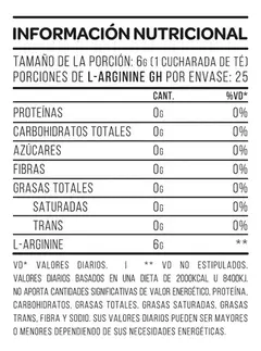 Arginina Potenciador Sexual Arginine Star Nutrition X 2 - comprar online
