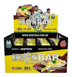 Iron Bar Gentech 20 X 46grs Barra Proteica Sin Tacc Celiacos en internet