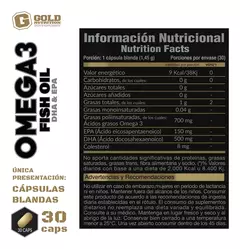 Imagen de Omega 3 (dha & Epa)+ B Complex Gold Nutrition