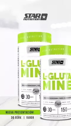 L-glutamina En Polvo - Pote 150g Star Nutrition - SUPLEMENTOSONLINE.FIT