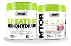 Combo recuperacion Star Nutrition Creatina X300 Gr pote + Mtor Bcaa X 270gr