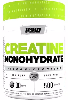 Suplemento Star Nutrition Ultramicronized Creatine Monohydrate de 500g - Polvo - SUPLEMENTOSONLINE.FIT