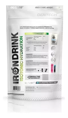 Iron Drink Bebida Isotónica Hidratante Vit C 400 GS Gentech - comprar online