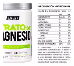 Citrato De Magnesio En Polvo 500gramos - Star Nutrition - tienda online
