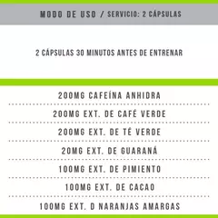 Ripped V8 Pre Workout Y Quemador Star Nut. 60 Caps. Cafeína - SUPLEMENTOSONLINE.FIT