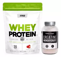 Star Nutrition Whey Protein 2lb doypack + Creatina Monohidrato 200gr project - comprar online