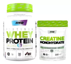 Star Nutrition Whey Protein 2lb pote + Creatina Monohidrato 300gr doypack - comprar online