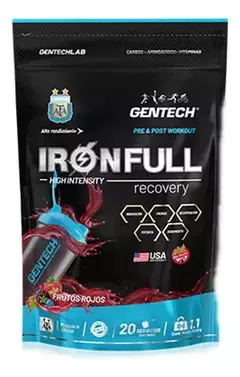 Iron Full X 500 G. Post Workout Recovery Gentech - comprar online