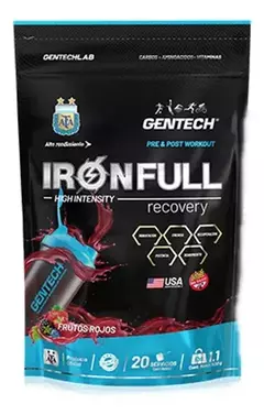 Iron Full X 500 G. Post Workout Recovery Gentech+ Iron Gel COMBO Ciclismo Gentech en internet