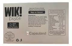 15 Barras Cereal Wik Taste Fit 30% Proteinas Sin Tacc Vegano - comprar online
