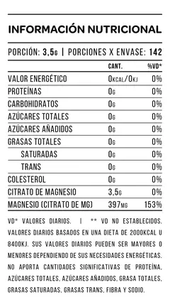 Imagen de Citrato De Magnesio En Polvo 500gramos - Star Nutrition