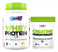 Star Nutrition Whey Protein 2lb pote + Creatina Monohidrato 300gr doypack - tienda online