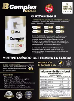Omega 3 (dha & Epa)+ B Complex Gold Nutrition en internet