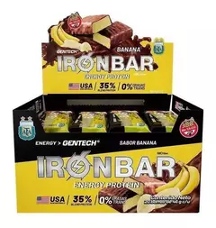 Iron Bar Gentech 20 X 46grs Barra Proteica Sin Tacc Celiacos - comprar online
