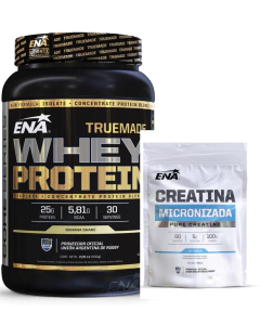 True Made Whey Protein 2lbs Creatina Micronizada 300g Ena en internet