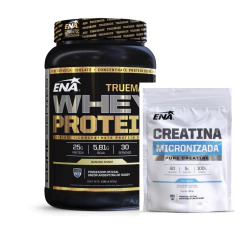 True Made Whey Protein 2lbs Creatina Micronizada 300g Ena - comprar online