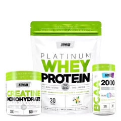 Combo Crecimiento Muscular (whey Protein DOYPACK +creatina 300GS +bcaa SEGUN STOCK - comprar online