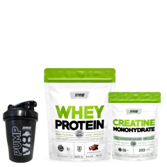 Whey Protein 908g DOYPACK + Creatina 100% Pura 300g DOYPACK Y Vaso SEGUN STOCK COMBO Star Nutrition en internet
