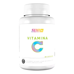 Vitamina C 60 Cápsulas - Star Nutrition Sabor Sin sabo