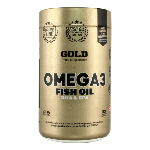 Omega 3 Fish Oil Dha & Epa 30c Gold Nutrition