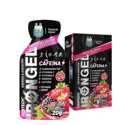 IRON GEL CAFEÍNA CAJA 6 UNIDADES - GENTECH - comprar online