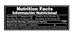 Glutamina Powder 300 Gr Universal Nutrition Usa Sabor Sin Sabor - SUPLEMENTOSONLINE.FIT