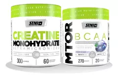 Combo recuperacion Star Nutrition Creatina X300 Gr pote + Mtor Bcaa X 270gr - SUPLEMENTOSONLINE.FIT