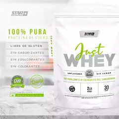 Just Whey Protein X 2lbs Sin Sabor - Star Nutrition Sabor Neutro - SUPLEMENTOSONLINE.FIT