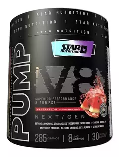 Pre Entreno Pump V8 X 285 Gr Suplemento En Polvo Star Nutrition en internet