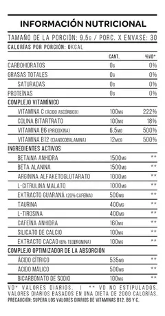 Pre Entreno Pump V8 X 285 Gr Suplemento En Polvo Star Nutrition - SUPLEMENTOSONLINE.FIT